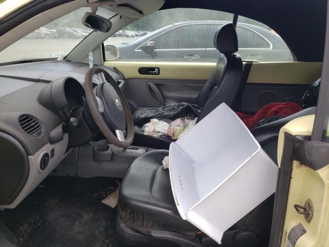 3VWBM31Y45M369612 - 2005 VOLKSWAGEN NEW BEETLE GL 黄色 照片 7