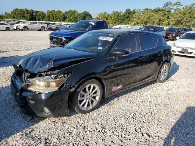 JTHKD5BH5B2010929 - 2011 LEXUS CT 200 BLACK photo 1