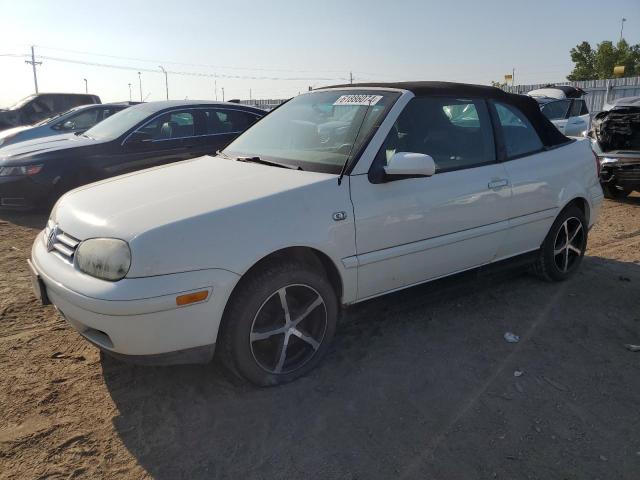 3VWDC21V31M804027 - 2001 VOLKSWAGEN CABRIO GLX WHITE photo 1