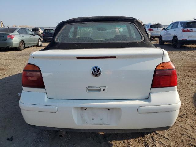 3VWDC21V31M804027 - 2001 VOLKSWAGEN CABRIO GLX WHITE photo 6