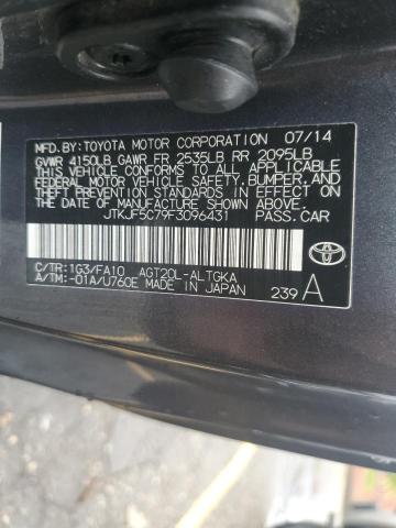 JTKJF5C79F3096431 - 2015 TOYOTA SCION TC 灰色 照片 13