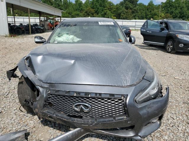 JN1BV7AP7FM356352 - 2015 INFINITI Q50 BASE GRAY photo 5