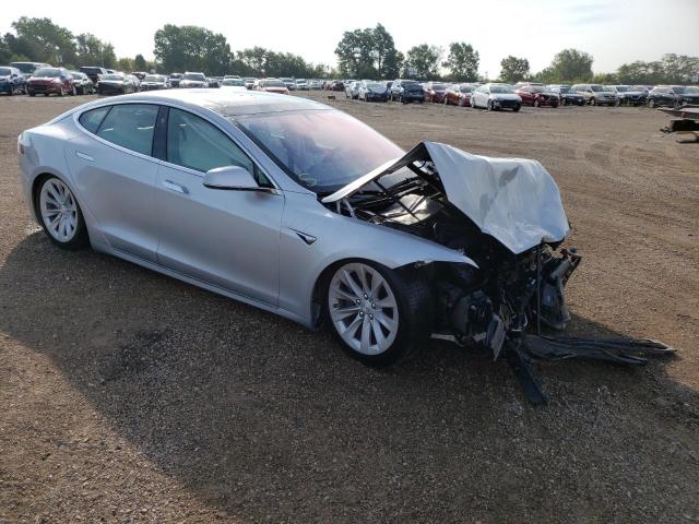 5YJSA1E21JF245317 - 2018 TESLA MODEL S Արծաթագույն լուսանկար 4