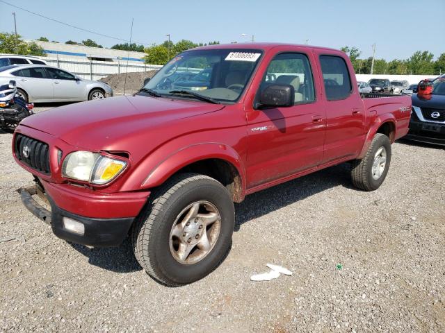 5TEGM92N64Z383528 - 2004 TOYOTA TACOMA DOUBLE CAB PRERUNNER BURGUNDY photo 1