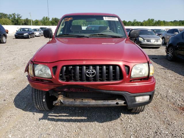 5TEGM92N64Z383528 - 2004 TOYOTA TACOMA DOUBLE CAB PRERUNNER BURGUNDY photo 5