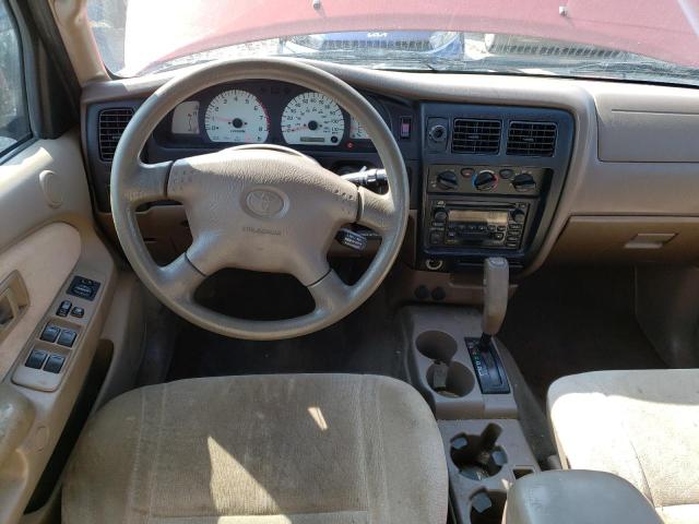 5TEGM92N64Z383528 - 2004 TOYOTA TACOMA DOUBLE CAB PRERUNNER BURGUNDY photo 8