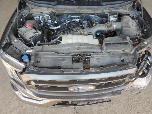 1FTEW1CP8NKE40305 - 2022 FORD F150 SUPERCREW GRAY photo 11