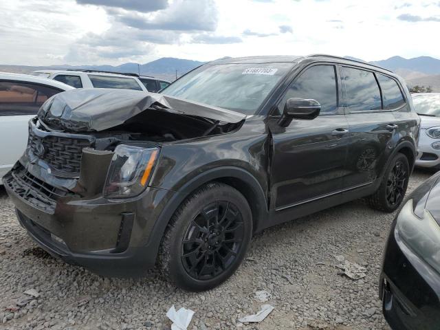 5XYP5DHC1MG166596 - 2021 KIA TELLURIDE SX GRAY photo 1