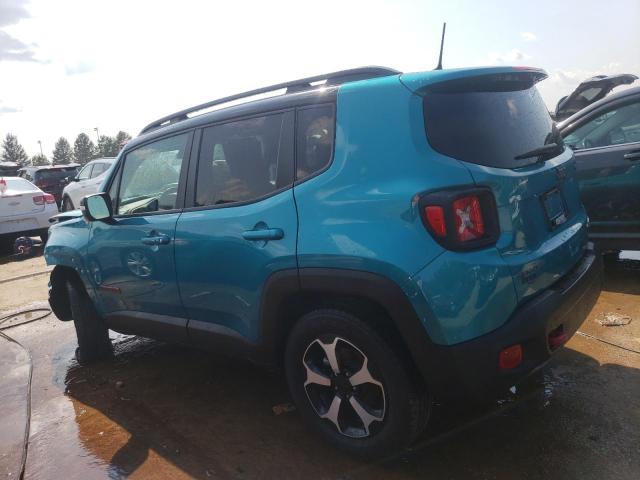 ZACNJBC18LPL26708 - 2020 JEEP RENEGADE TRAILHAWK TURQUOISE photo 2