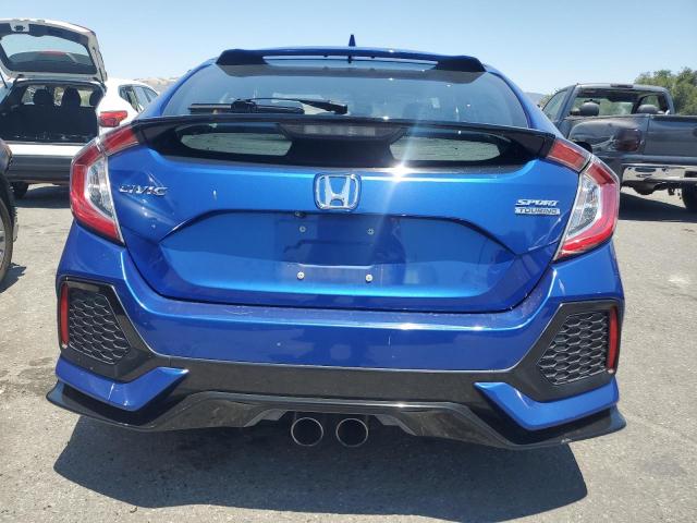 SHHFK7H98HU413280 - 2017 HONDA CIVIC SPORT TOURING BLUE photo 6