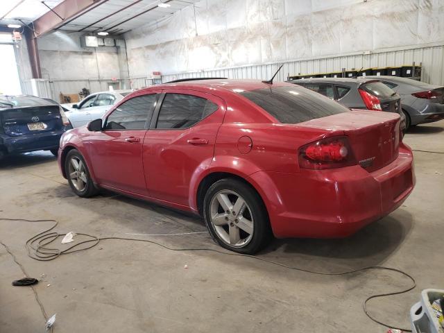 1B3BD2FB2BN510178 - 2011 DODGE AVENGER LUX RED photo 2