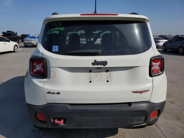 ZACCJBCT3GPE01199 - 2016 JEEP RENEGADE TRAILHAWK WHITE photo 6