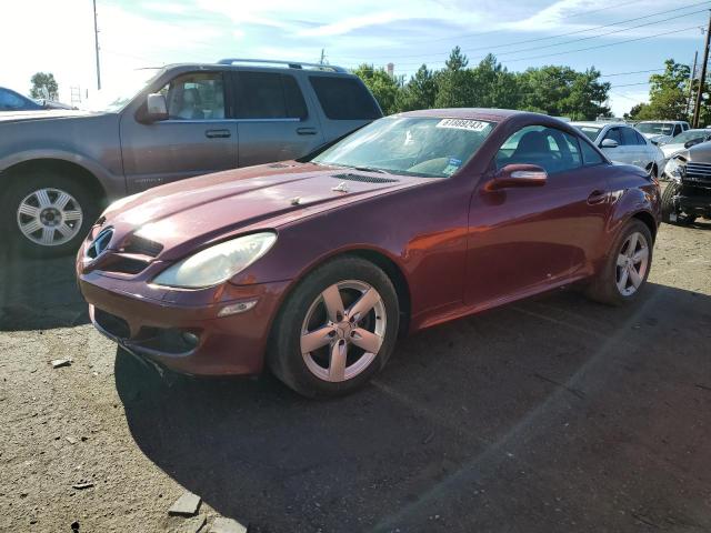 WDBWK54FX7F137632 - 2007 MERCEDES-BENZ SLK 280 BURGUNDY photo 1