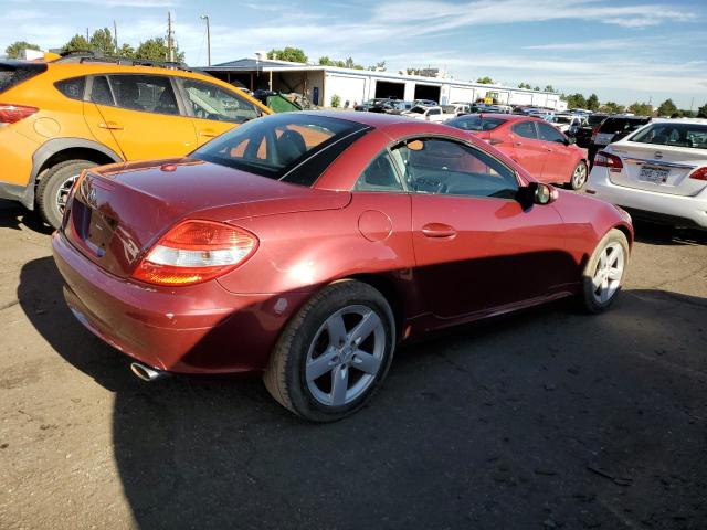 WDBWK54FX7F137632 - 2007 MERCEDES-BENZ SLK 280 BURGUNDY photo 3