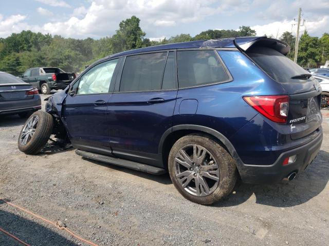 5FNYF8H57MB010466 - 2021 HONDA PASSPORT EXL Azul foto 2
