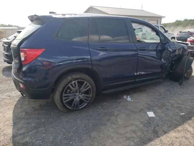 5FNYF8H57MB010466 - 2021 HONDA PASSPORT EXL Azul foto 3