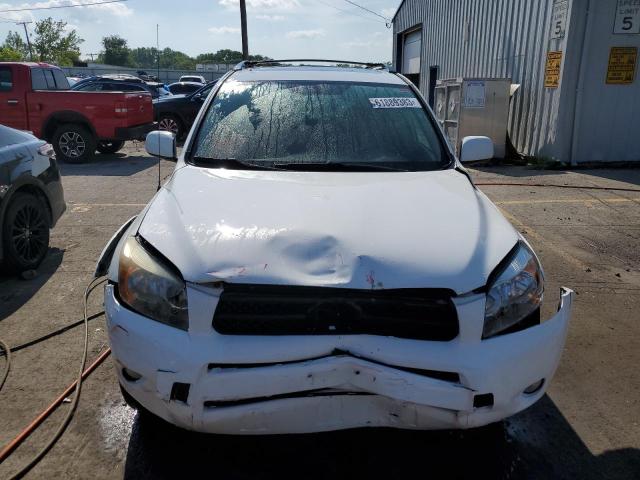 JTMZD32V186075854 - 2008 TOYOTA RAV4 SPORT WHITE photo 5