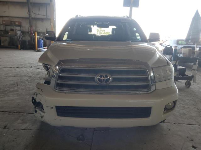 5TDDW5G12ES098979 - 2014 TOYOTA SEQUOIA PLATINUM WHITE photo 5