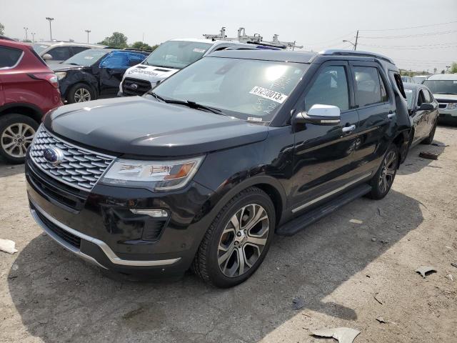 1FM5K8HT4KGA70538 - 2019 FORD EXPLORER PLATINUM BLACK photo 1