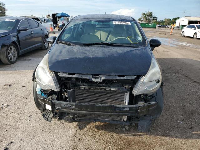 KNADM4A35D6296302 - 2013 KIA RIO LX BLACK photo 5