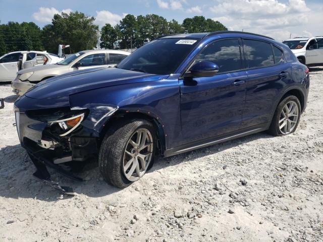 ZASFAKNN9J7B98570 - 2018 ALFA ROMEO STELVIO TI SPORT BLUE photo 1