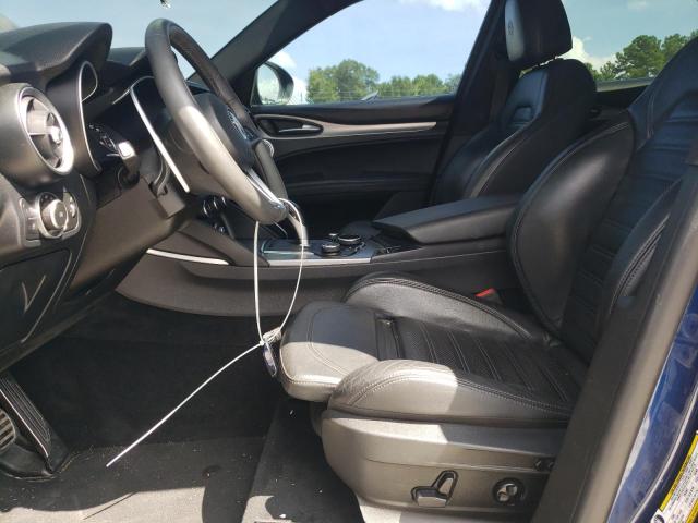 ZASFAKNN9J7B98570 - 2018 ALFA ROMEO STELVIO TI SPORT BLUE photo 7