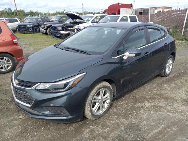 3G1BE6SM7JS558749 - 2018 CHEVROLET CRUZE LT GRAY photo 1