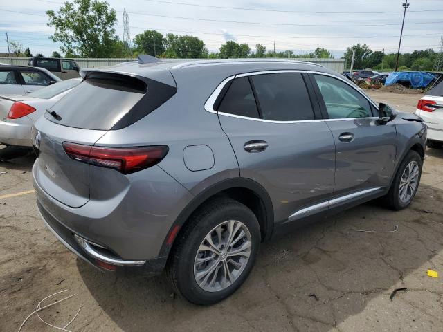 LRBAZLR43ND125607 - 2022 BUICK ENVISION PREFERRED GRAY photo 3
