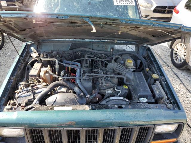 1J4FF27S2XL528640 - 1999 JEEP CHEROKEE SE GREEN photo 11