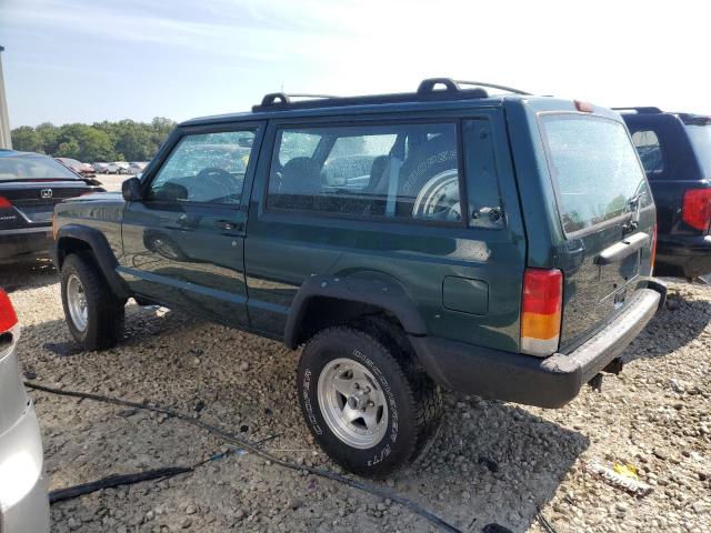 1J4FF27S2XL528640 - 1999 JEEP CHEROKEE SE GREEN photo 2