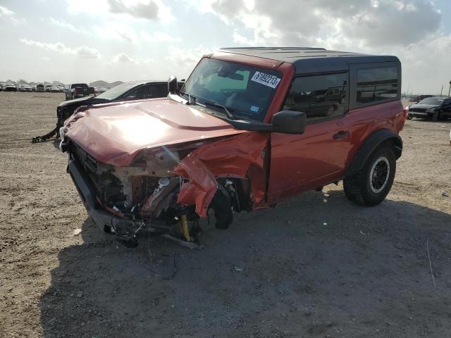 1FMDE5CH9NLB83031 - 2022 FORD BRONCO BASE RED photo 1