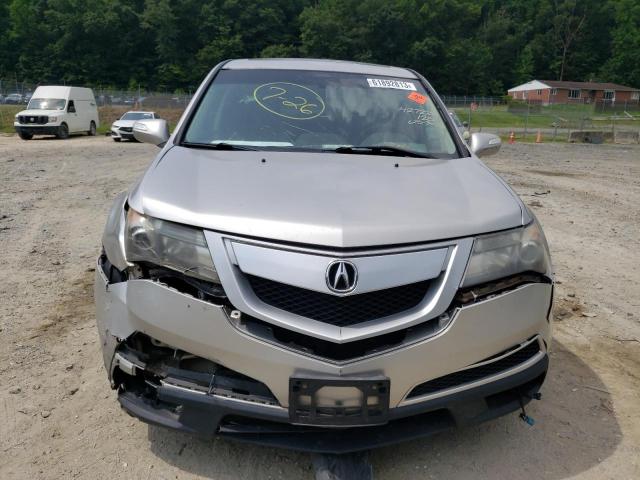 2HNYD2H33DH500506 - 2013 ACURA MDX TECHNOLOGY SILVER photo 5