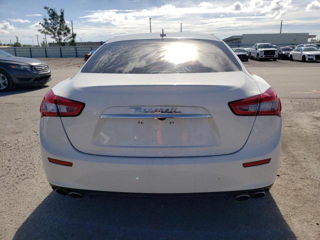 ZAM57XSA9E1084316 - 2014 MASERATI GHIBLI WHITE photo 6