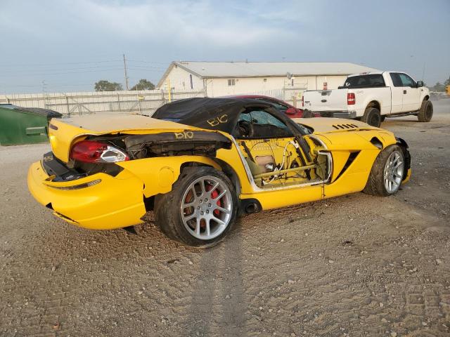 1B3JZ65Z95V500920 - 2005 DODGE VIPER SRT-10 YELLOW photo 3