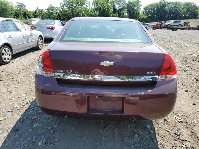 2G1WT55K579183591 - 2007 CHEVROLET IMPALA LT MAROON photo 6