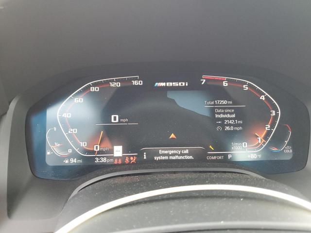WBABC4C5XKBU95875 - 2019 BMW M850XI BLUE photo 9