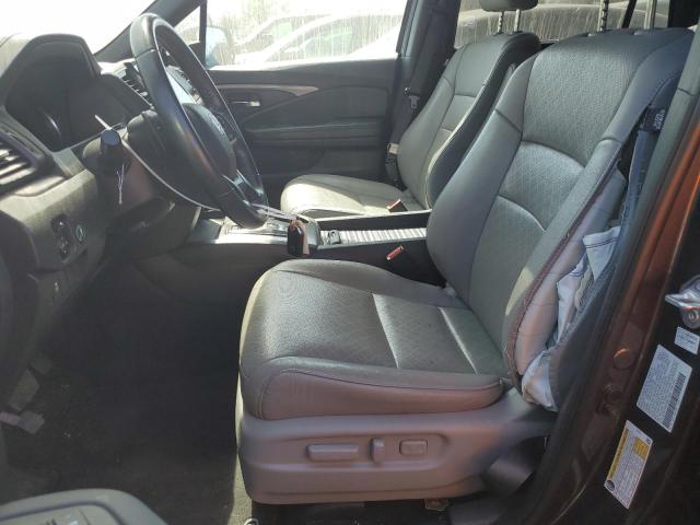 5FNYF7H5XMB013999 - 2021 HONDA PASSPORT EXL GRAY photo 7