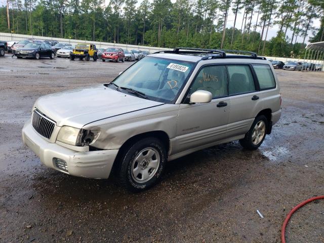 JF1SF65661H729085 - 2001 SUBARU FORESTER S SILVER photo 1