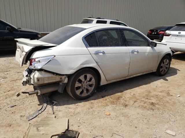 1HGCP36819A000136 - 2009 HONDA ACCORD EXL WHITE photo 3