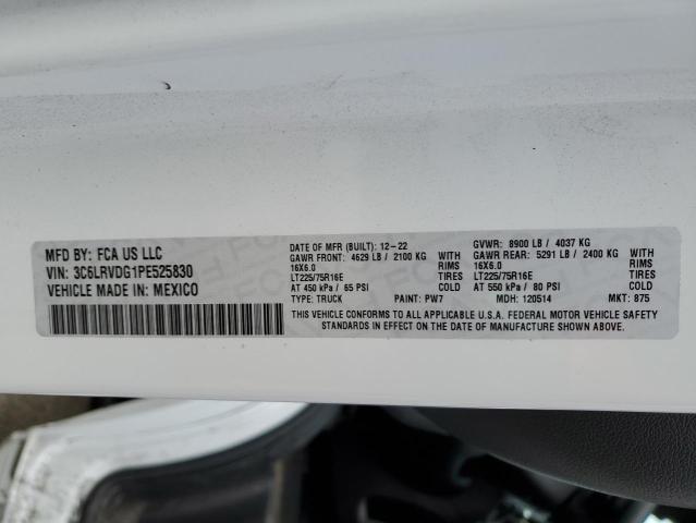 3C6LRVDG1PE525830 - 2023 RAM PROMASTER 2500 HIGH Ağ foto 13