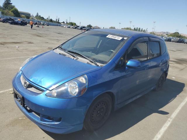 JHMGD37617S048733 - 2007 HONDA FIT S ლურჯი ფოტო 1