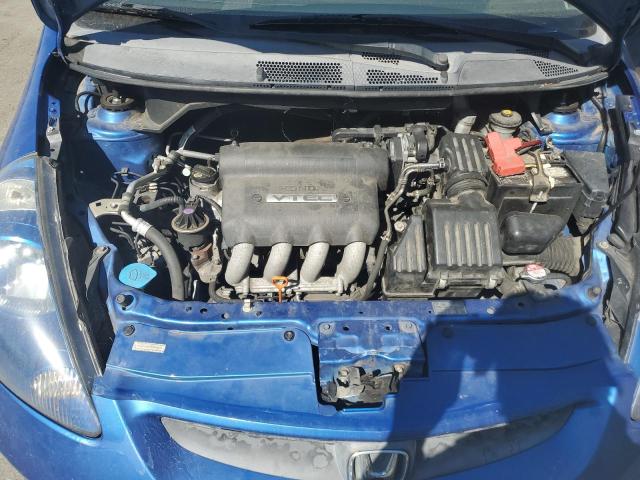 JHMGD37617S048733 - 2007 HONDA FIT S ლურჯი ფოტო 11