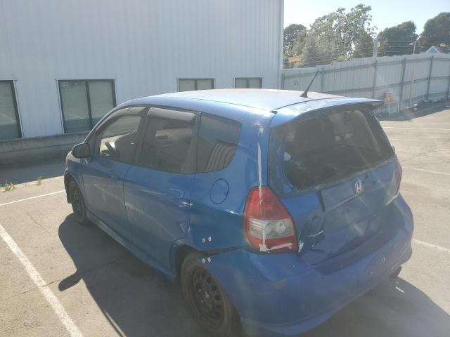 JHMGD37617S048733 - 2007 HONDA FIT S ლურჯი ფოტო 2