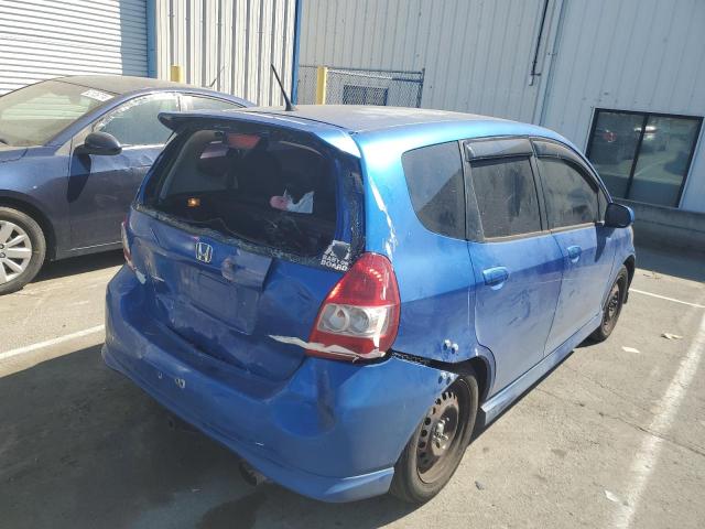 JHMGD37617S048733 - 2007 HONDA FIT S ლურჯი ფოტო 3