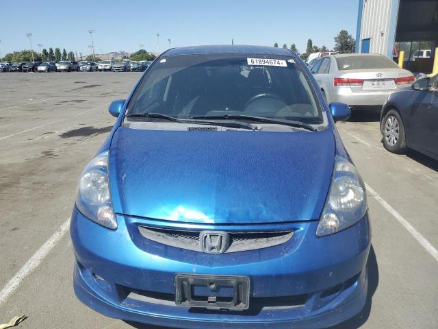 JHMGD37617S048733 - 2007 HONDA FIT S ლურჯი ფოტო 5