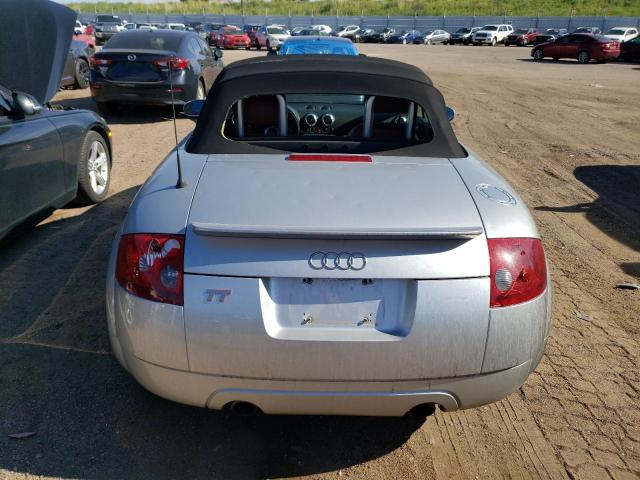 TRUUT28N111019159 - 2001 AUDI TT QUATTRO SILVER photo 6