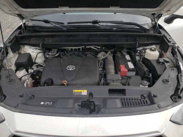 5TDGZRBH6MS131478 - 2021 TOYOTA HIGHLANDER XLE 白色 照片 12