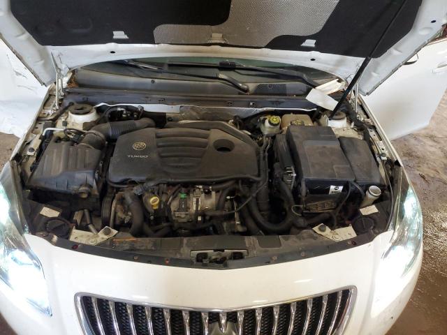 2G4GY5GV4B9189052 - 2011 BUICK REGAL CXL WHITE photo 11