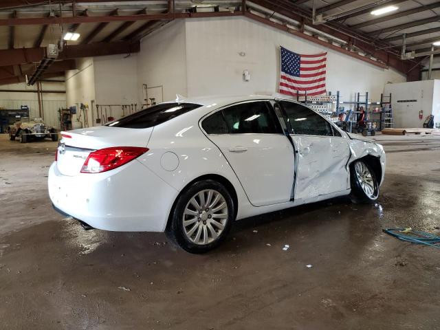 2G4GY5GV4B9189052 - 2011 BUICK REGAL CXL WHITE photo 3