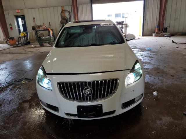 2G4GY5GV4B9189052 - 2011 BUICK REGAL CXL WHITE photo 5